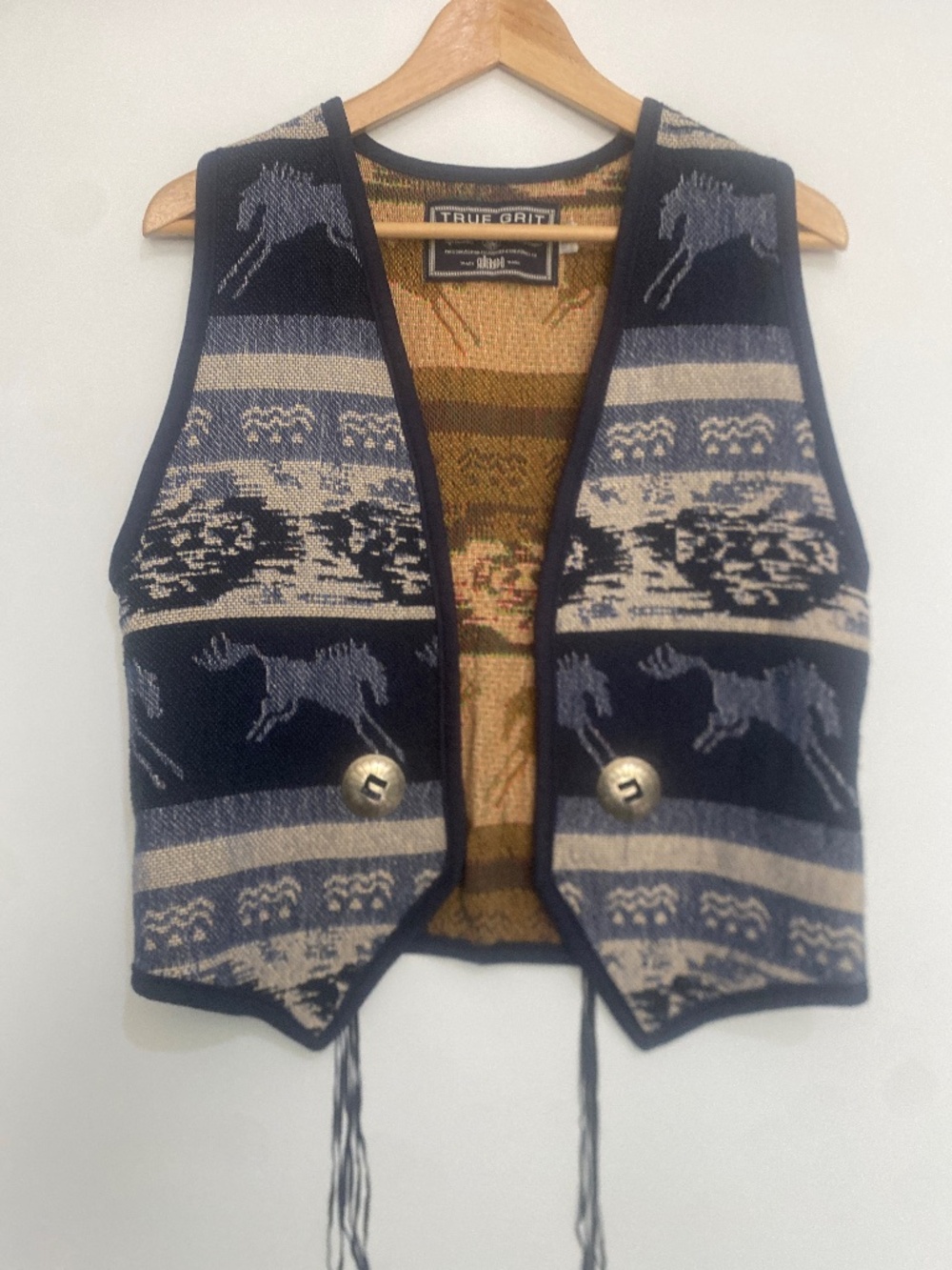 True Grit XS Western Tapestry Vest